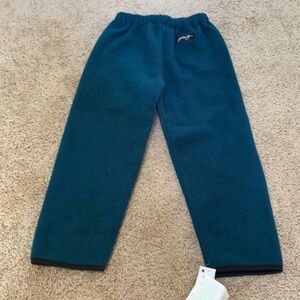 New! Gotta go kids large teal fleece pants